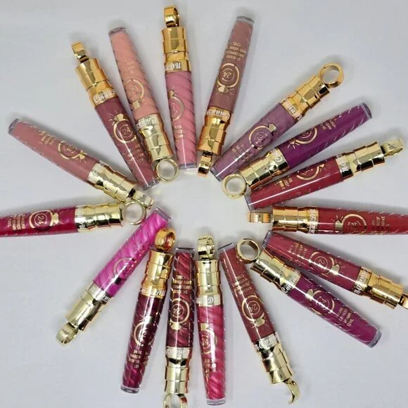 Cmaadu ✦ 17pc Waterproof Lipstick Vault ✦ Vitamin E 24HR Wear Swirl Design NWT - Picture 9 of 11